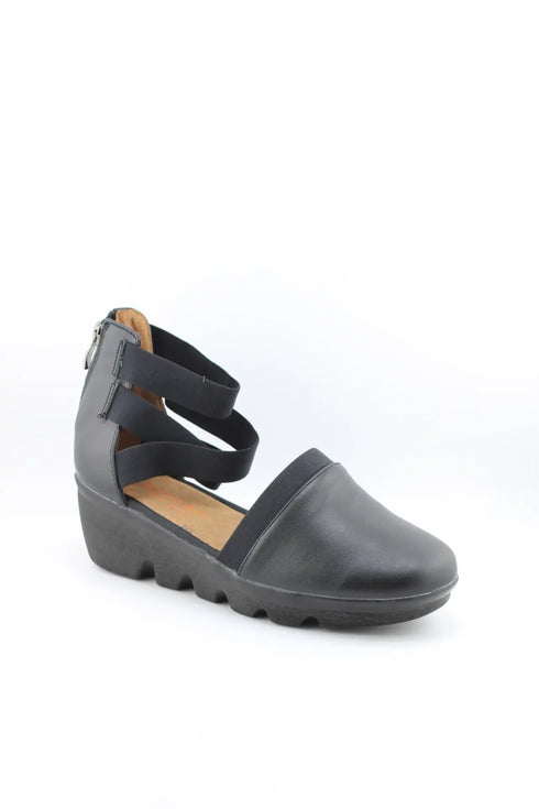 Bernie Mev Strappy Wedge Ankle Strap Shoes